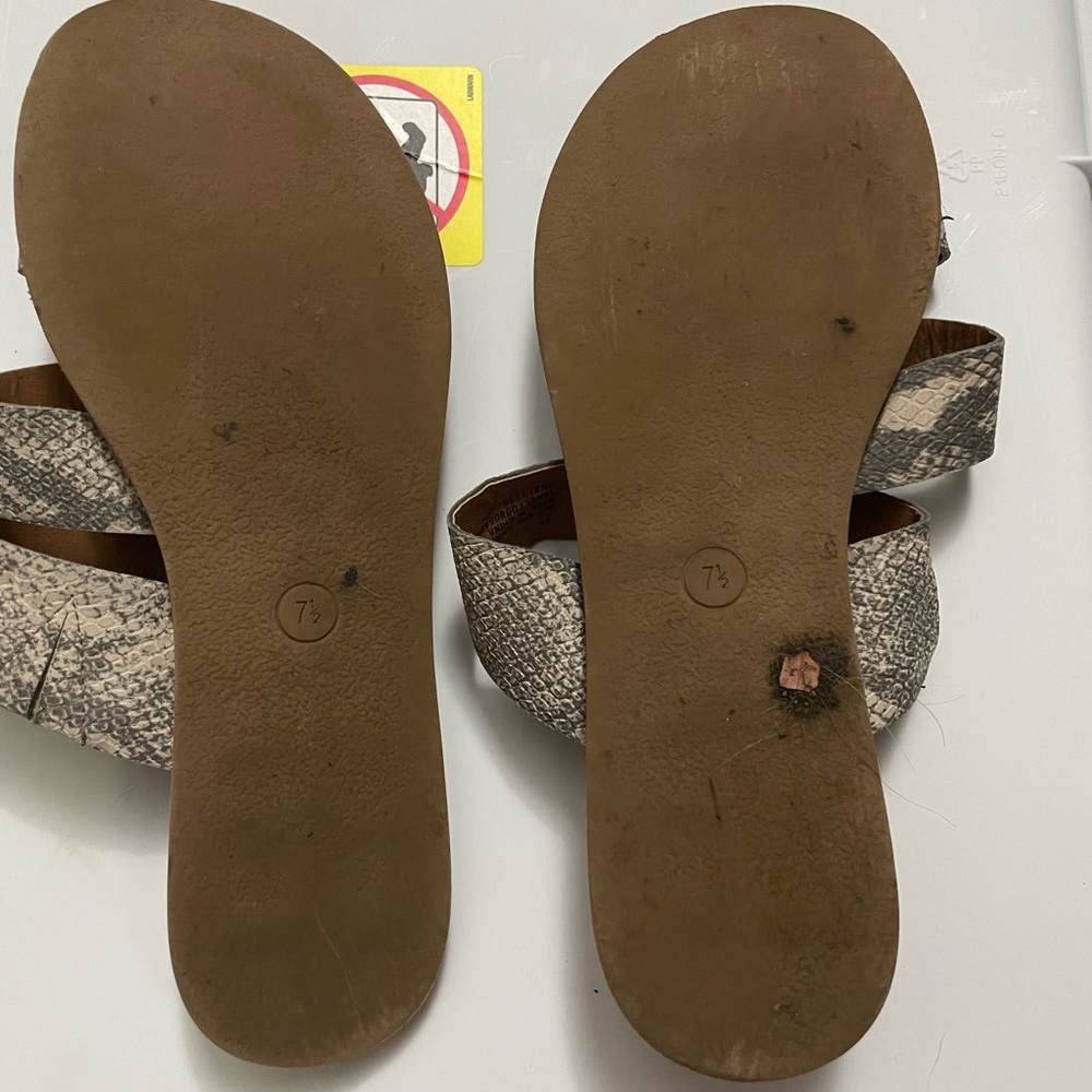 Snake Skin Sandals - Picture 2 of 2